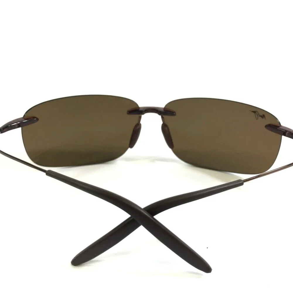 Maui Jim Sunglasses OLOWALU MJ-526-26 Rootbeer Copper Frames w HCL Bronze Lenses